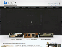 Tablet Screenshot of libradesignconstruction.com